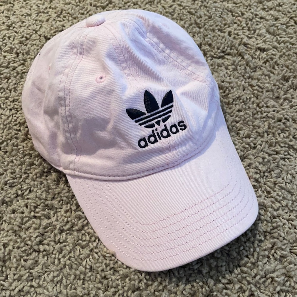 light pink adidas baseball hat